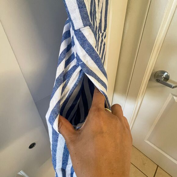 Old Navy Women's Fit & Flare Spring Summer Linen Blend Mini Dress Size M - Picture 6 of 10